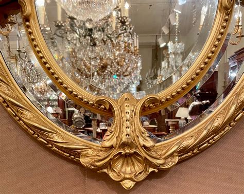 Antique French Louis XVI Beveled Mirror Circa 1880 For Sale At 1stDibs