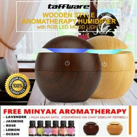 Jual Aromatherapy Air Humidifier Pelembab Udara Desain Kayu Di Lapak