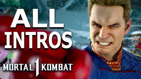 Mortal Kombat Homelander All Intros Dialogue Character Banter Mk