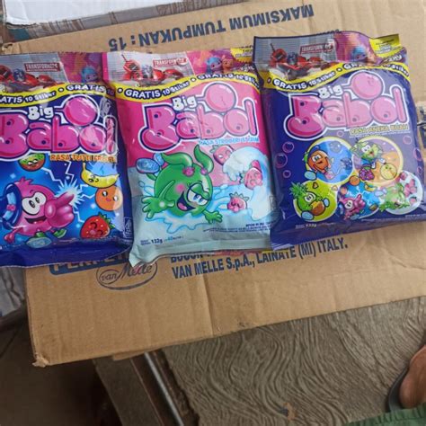 Jual Big Babol Bubble Gum Permen Karet Tutti Frutti Stroberi Aneka Buah