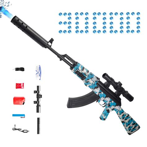 Ak47 Manual Electric 2 In 1 Gel Ball Blaster Toy Eco Friendly