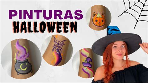 Pintura facial de Halloween super fáceis YouTube