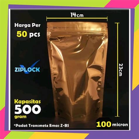 Jual Plastik Ziplock Plastik Klip Gold Kombinasi 14 X 23 1 Pack