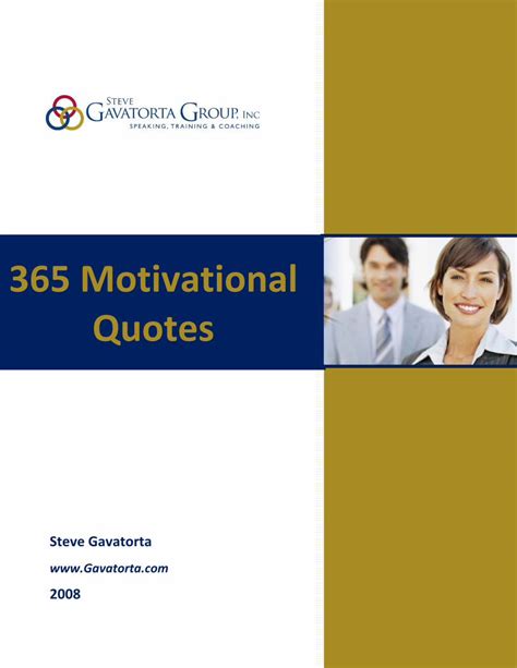 PDF 365 Motivational Quotes Steve Gavatorta Group PDF File365