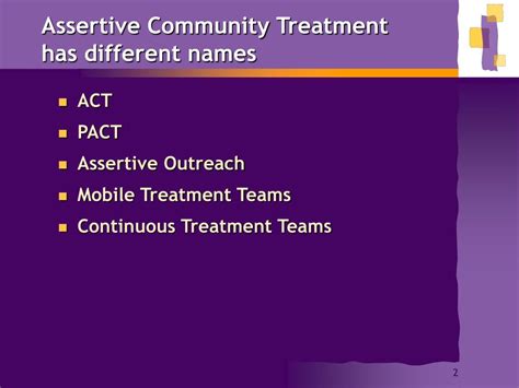 PPT Assertive Community Treatment PowerPoint Presentation Free