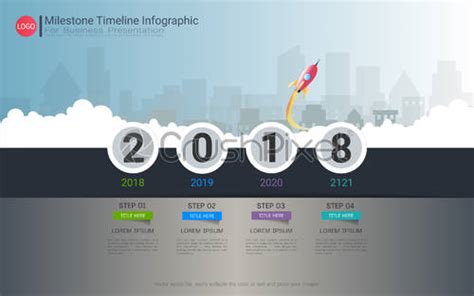 Milestone timeline infographic design - stock vector 1184817 | Crushpixel