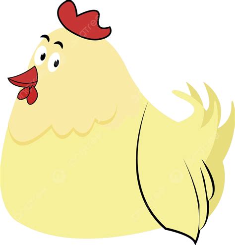 Chickenillustrationvector On White Background Poultry Cartoon Sign