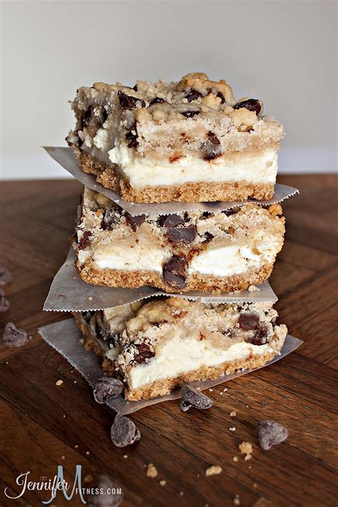 Chocolate Chip Cookie Dough Cheesecake Bars Jennifer Meyering