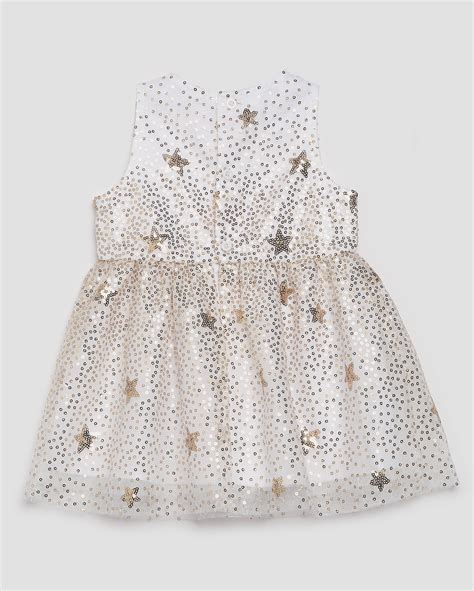 Riachuelo Vestido Beb De Tule Estrelas De Lantejoulas E Calcinha