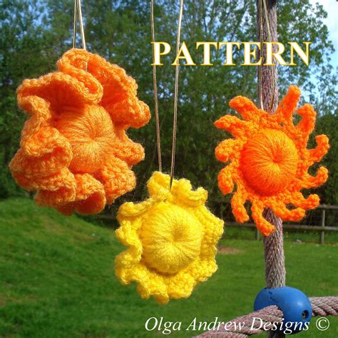 Sun Crochet Pattern Soft Toy Sun Pattern Crochet Sun Pattern Sun Toy Crochet Pattern Crochet