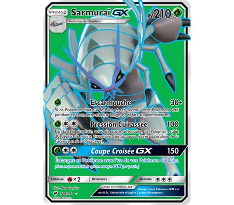 Carte Pokémon SL10 Gardevoir et Nymphali GX Escouade 260 PV 130 2