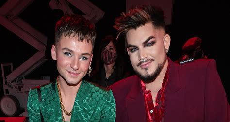 Adam Lambert Makes Rare Appearance With Boyfriend Oliver Gliese At The