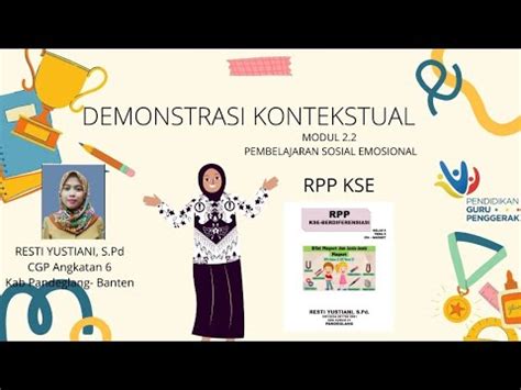 DEMONSTRASI KONTEKSTUAL MODUL 2 2 RPP KSE PEMBELAJARAN SOSIAL