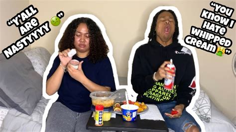 Trying Weird Food Combinations Our Subscribers Eat She Threw Up