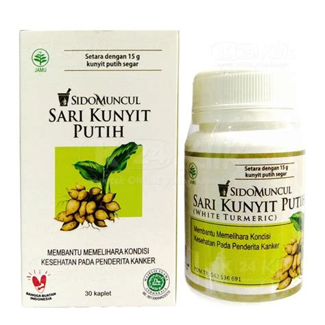 Jual Sido Muncul Sari Kunyit Putih Kapsul Original Sidomuncul Sari