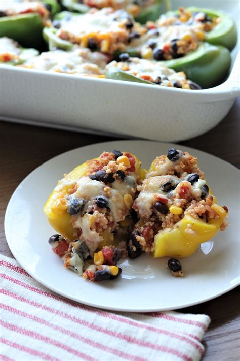 Quinoa Stuffed Peppers My Recipe Treasures