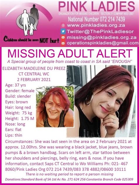 Help Find Missing Cape Town Woman