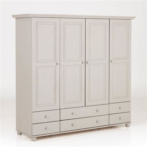 Armoire Pin Massif Penderie Ling Re Harold Contemporain Commode