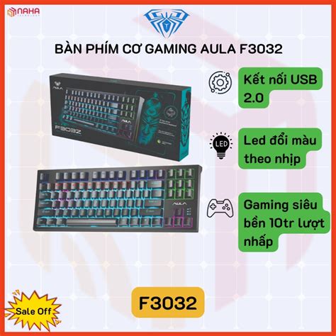 Bàn Phím Cơ Không Dây AULA F3032 RGB 3 Mode Shopee Việt Nam