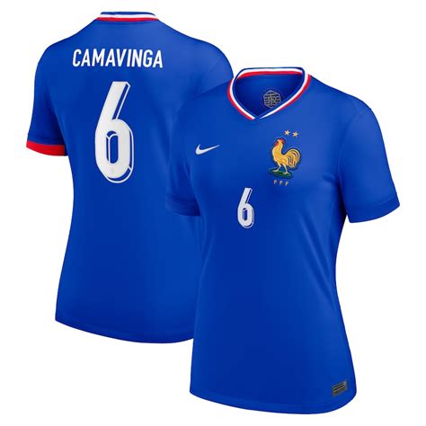 Maglia Camavinga Della Squadra Francese Femminile Casalinga Euro 2024