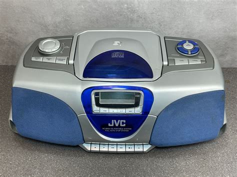 Jvc Rc Bx Portable Boombox Cd Radio Cassette Tape Etsy