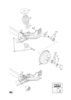 Opel CORSA B TIGRA A Rear Axle And Suspension Opel EPC Online