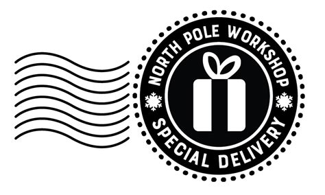 North Pole Stamp T Special Delivery