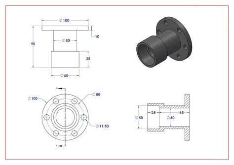 The Drawing Shows An Image Of Two Different Types Of Fittings