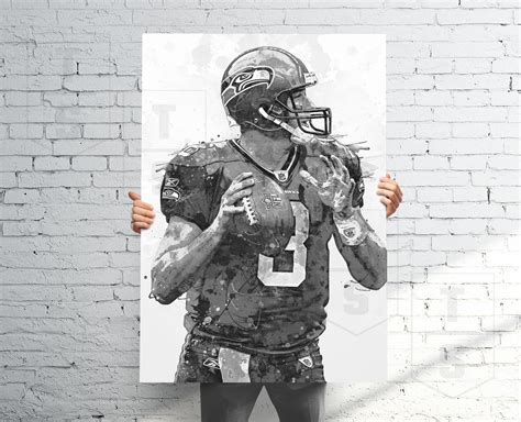 Matt Hasselbeck Poster Seattle Seahawks Print Canvas Banner Football Fan Art Man Cave T