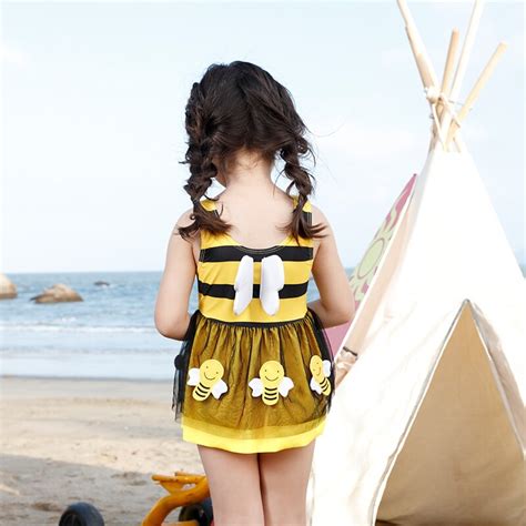 Kinder Gelbe Biene Bikini Badeanzug Für Mädchen Ki Vicedeal
