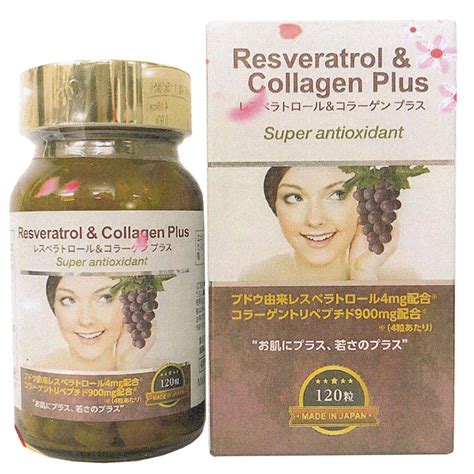 Resveratrol Collagen Plus Hỗ trợ tăng sự đàn hồi cho da làm đẹp da