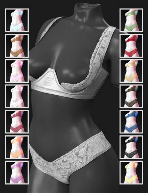 X Fashion Divine Lingerie For Genesis And Genesis D Models For Daz Studio And Poser