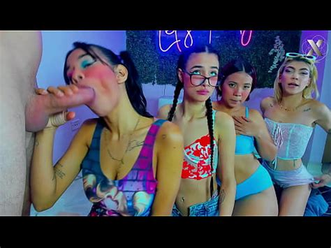 These Four Sluts Got Tired Of Playing And The Deepthroat Competition Started Xvideos