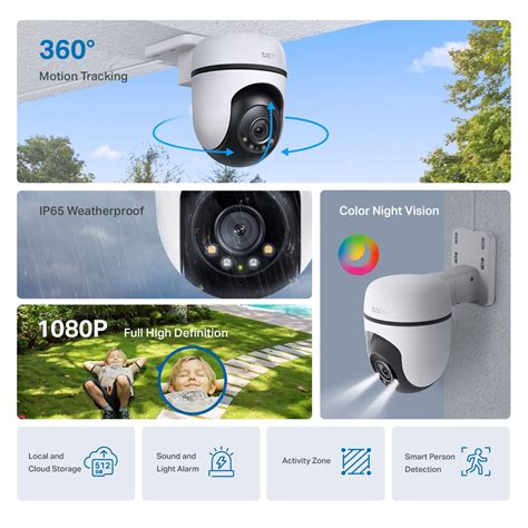 Tapo C500 Outdoor Pan Tilt Security WiFi Camera TP Link United Kingdom