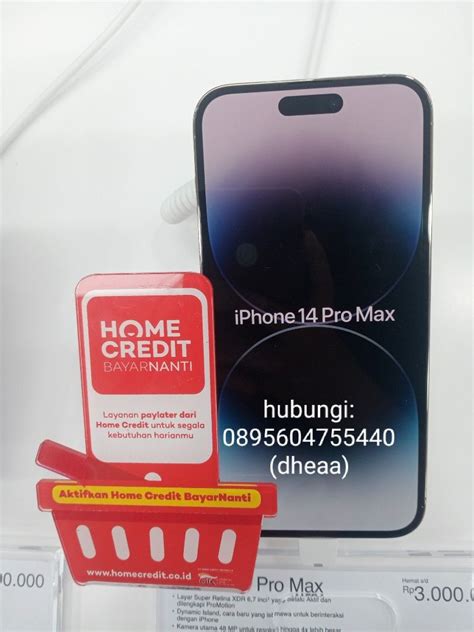 Kredit Apple Iphone Pro Max Gb Resmi Ibox Bunga Free Kali