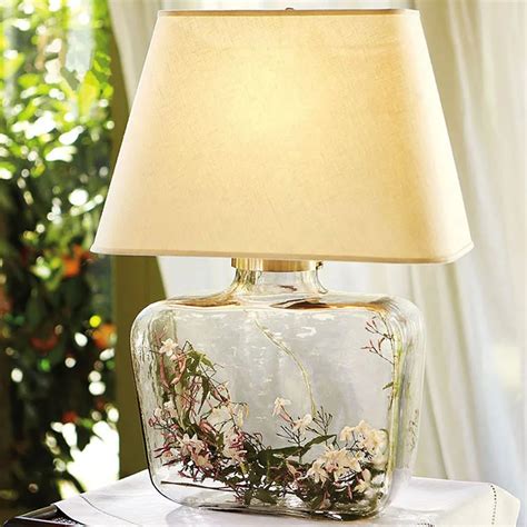 Novelty Clear Glass Romantic Table Lamp Bedroom Living Room Decorative Lamps Brief Desk Light