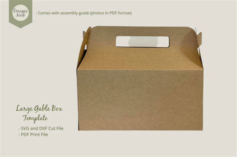 Printable Gable Box Template