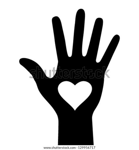 Heart Hand Symbol Sign Over 438 611 Royalty Free Licensable Stock