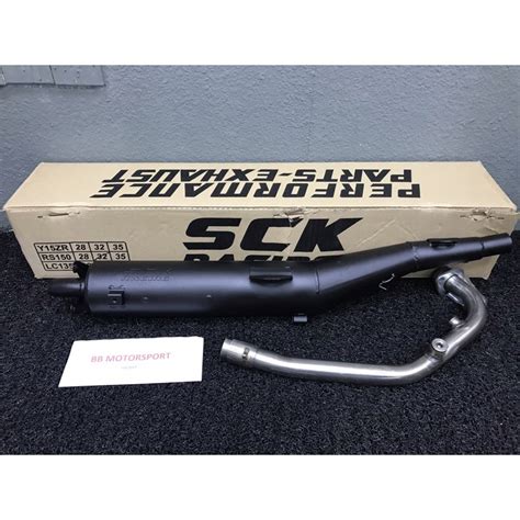 SCK RACING EXHAUST BACKPRESSURE 32MM Y15ZR RS150 LC135 CUTTING STD