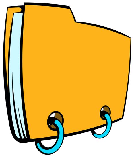 Yellow Folder clipart for kid - ClipartLib