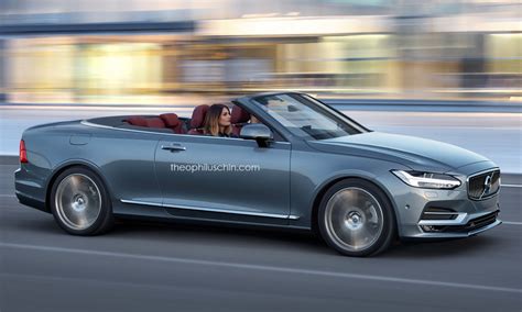 Volvo C70 Convertible Rendering Has Cloth Top And S90 Styling