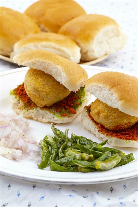 Indian Famous Street Food Vada Pav is a Vegetarian Fast Food Dish From ...