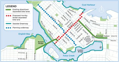 Vancouvers Separated Bike Lanes More Popular Than Ever Spacing