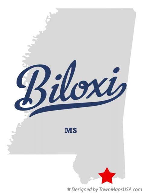 Map To Biloxi Mississippi Dolly Gabrila