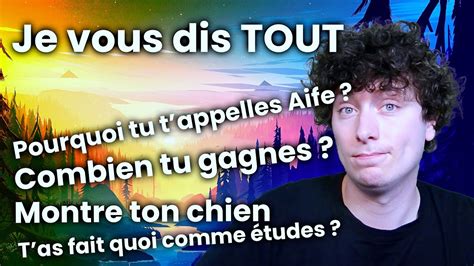 Spécial 100 000 abonnés je réponds à vos questions YouTube