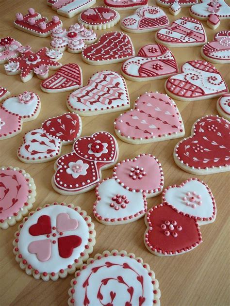 My Valentine Cookies Buttercookies Covered With Royal Icing And Some