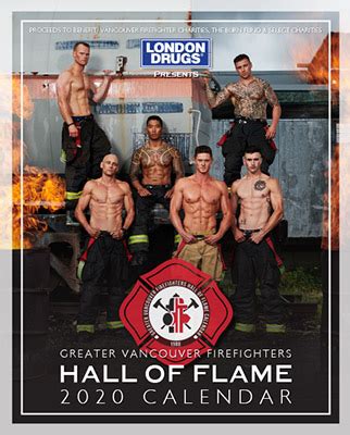 Hall Of Flame Calendar Vancouver Firefighters