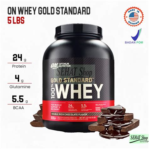 Jual Whey Gold Standard 5 Lbs Optimum Nutrition Whey Gold Standard On