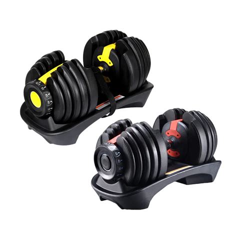 Cheap Dumbbell Adjustable Set 52lb 24kg Fitness Gym Equipment Dumbbell Set Adjustable Sale ...