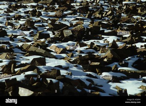 Snow in the Andes mountains in Chile Stock Photo - Alamy